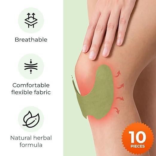 Self Heating Knee Pain Relief Patches (Pack of 10 / 20 / 30)